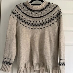 Ll Bean Fair Isle Sweater